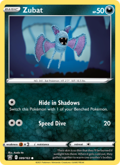 Zubat - pokemon TCG Card