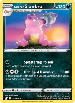 Galarian Slowbro - pokemon TCG Card