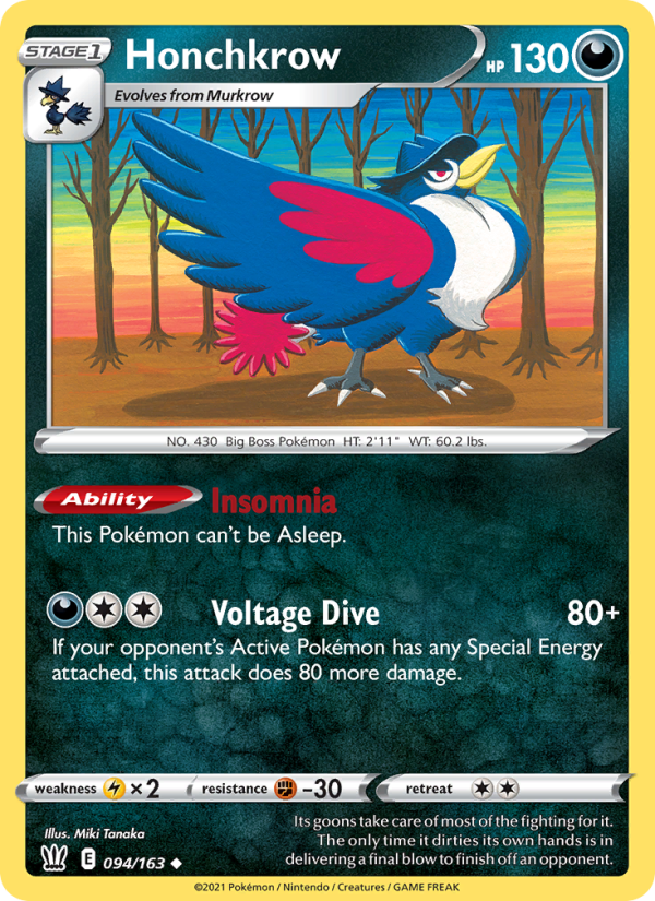 Honchkrow - Pokémon TCG Card