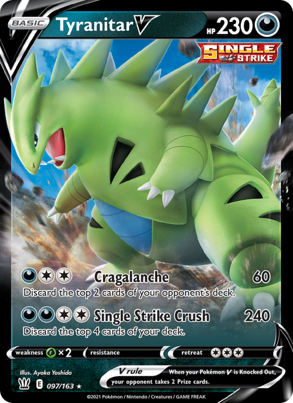 Tyranitar V - Pokémon TCG Card