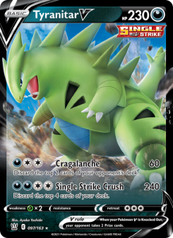Tyranitar V - pokemon TCG Card