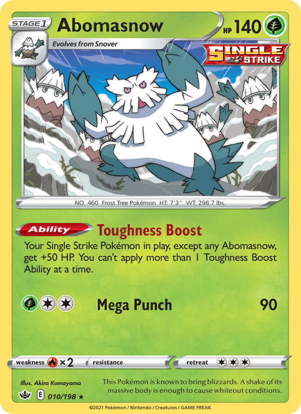Abomasnow - Pokémon TCG Card