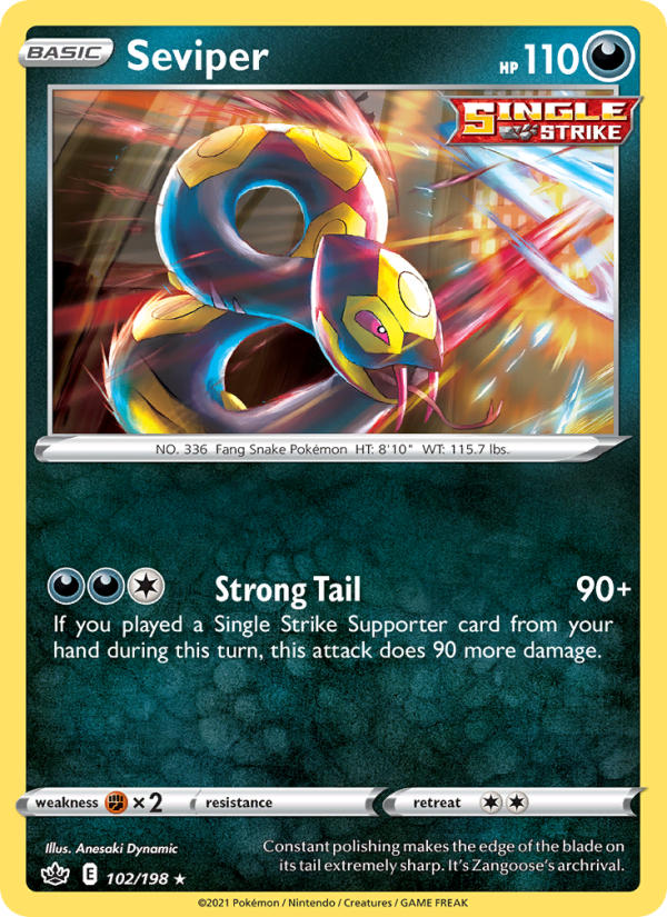 Seviper - Pokémon TCG Card