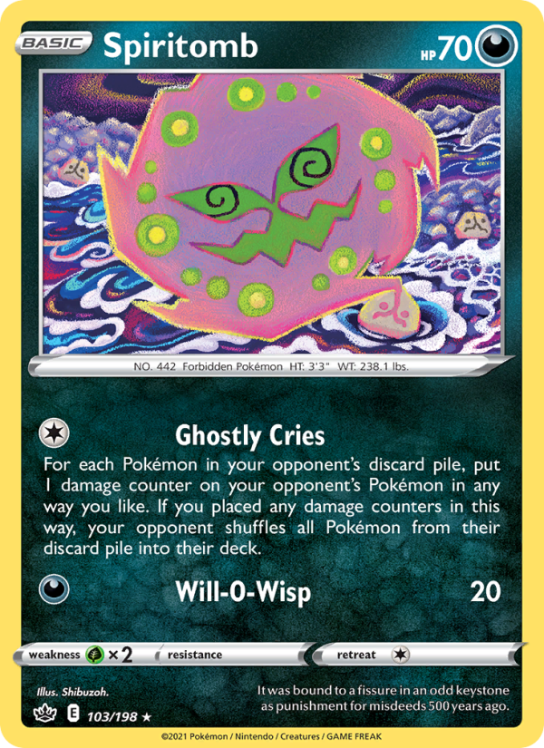 Spiritomb - Pokémon TCG Card