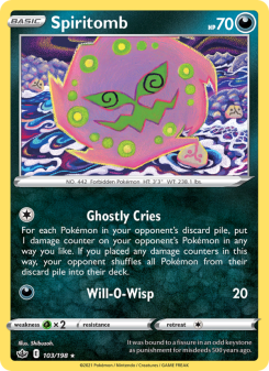 Spiritomb - pokemon TCG Card