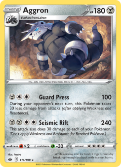 Aggron - pokemon TCG Card