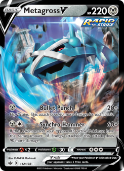 Metagross V - pokemon TCG Card