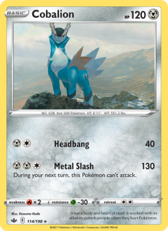 Cobalion - pokemon TCG Card