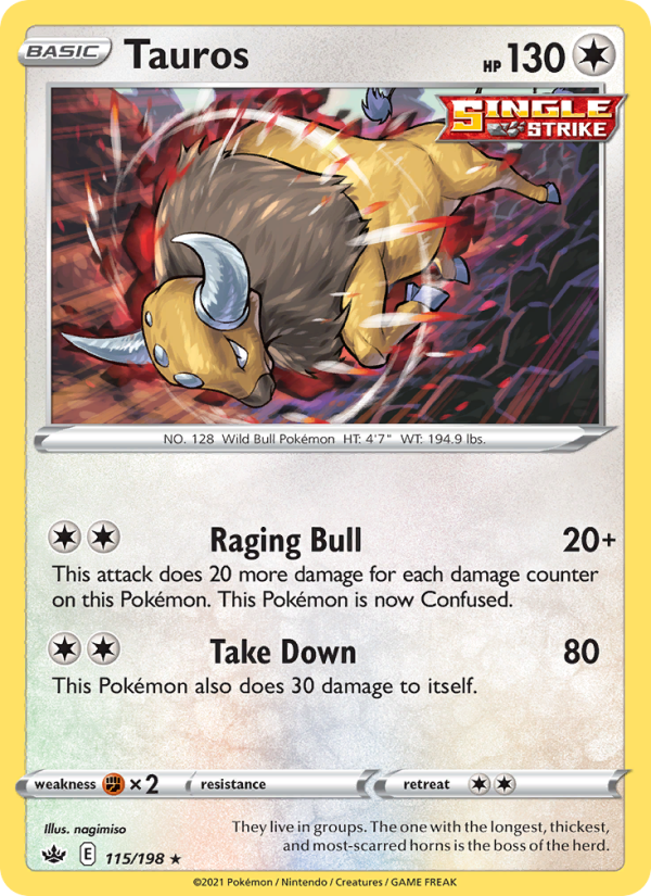 Tauros - Pokémon TCG Card