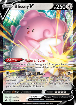 Blissey V - pokemon TCG Card