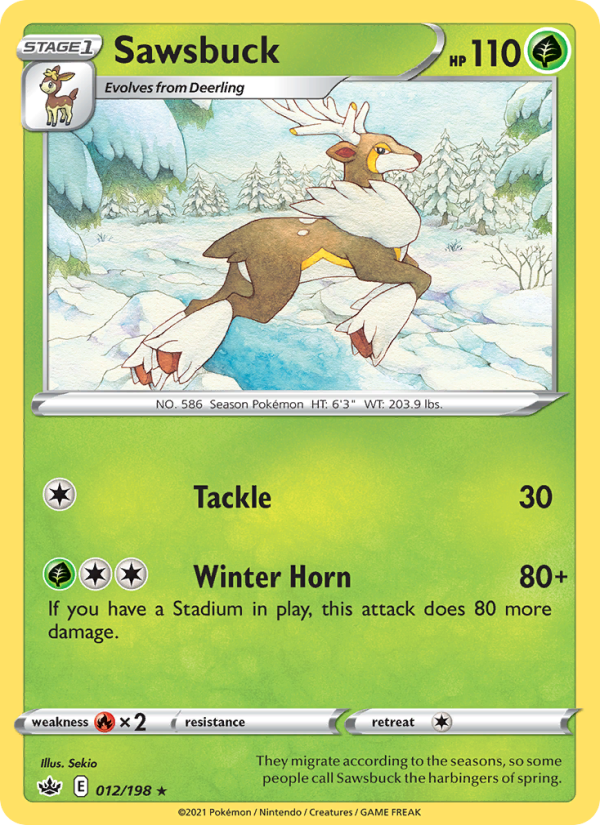 Sawsbuck - Pokémon TCG Card