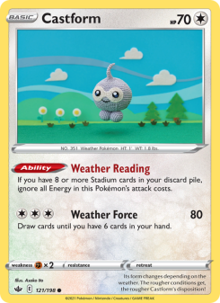 Castform - pokemon TCG Card