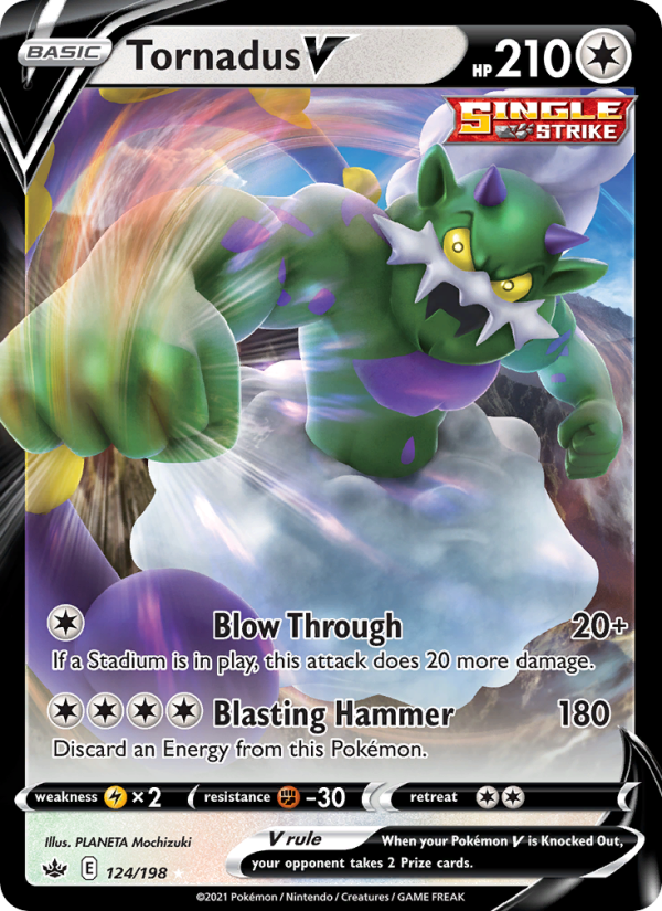 Tornadus V - Pokémon TCG Card