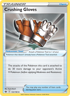 Crushing Gloves - pokemon TCG Card