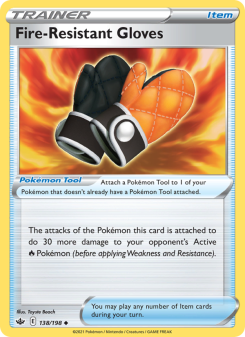 Fire-Resistant Gloves - pokemon TCG Card