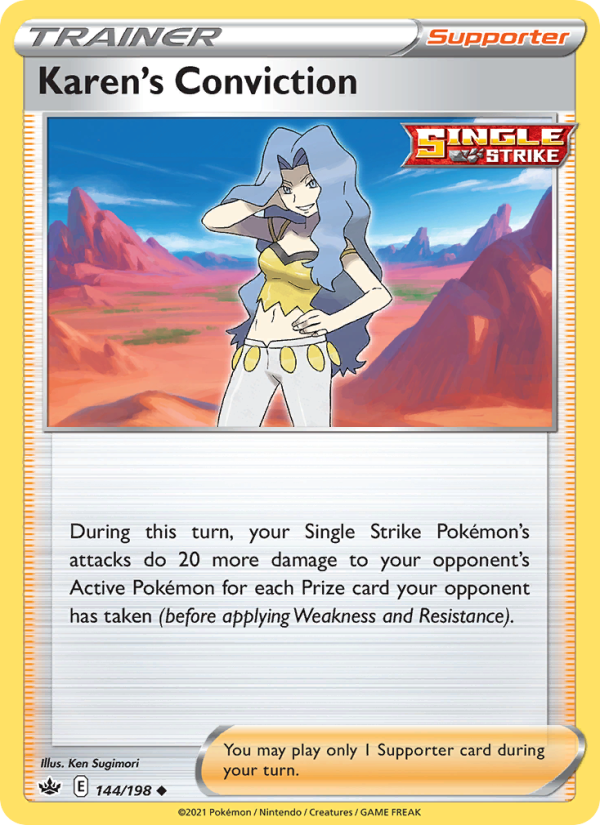 Karen's Conviction - Pokémon TCG Card