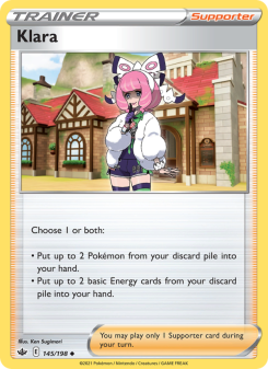 Klara - pokemon TCG Card