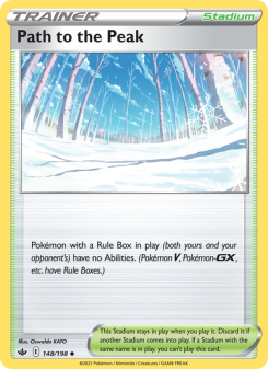 Path to the Peak - pokemon TCG Card