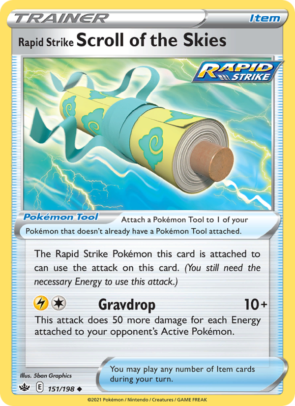 Rapid Strike Scroll of the Skies - Pokémon TCG Card