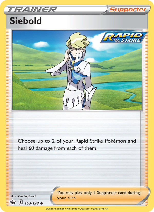 Siebold - Pokémon TCG Card