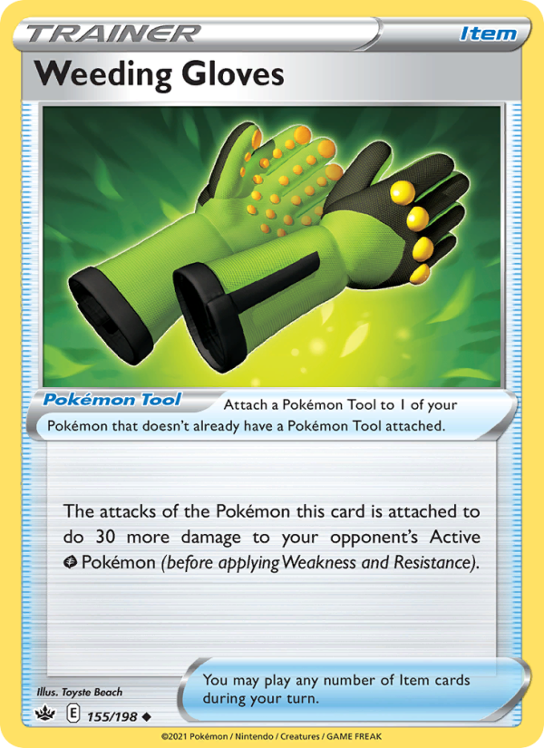 Weeding Gloves - Pokémon TCG Card