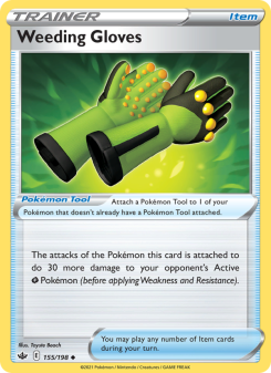 Weeding Gloves - pokemon TCG Card