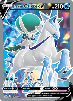 Ice Rider Calyrex V - pokemon TCG Card