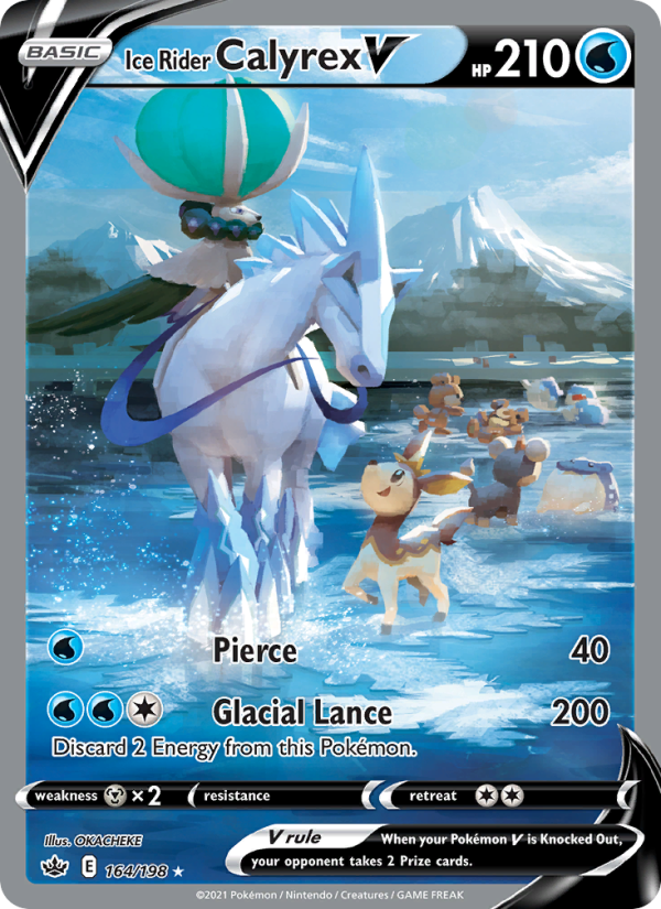 Ice Rider Calyrex V - Pokémon TCG Card