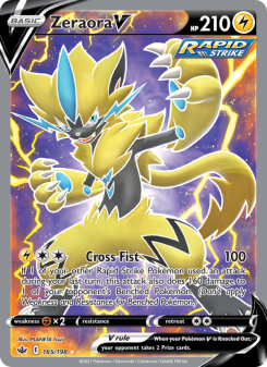 Zeraora V - pokemon TCG Card