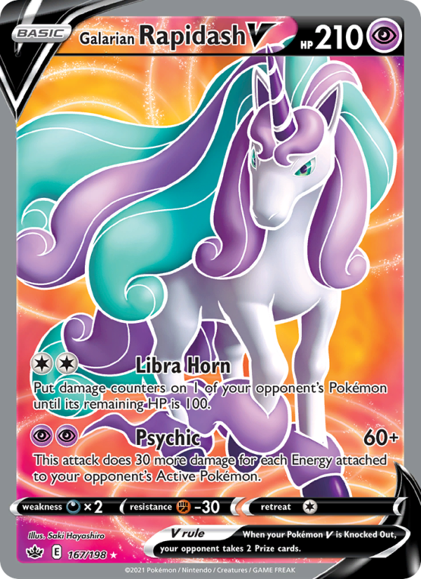 Galarian Rapidash V - Pokémon TCG Card