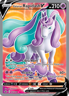 Galarian Rapidash V - pokemon TCG Card