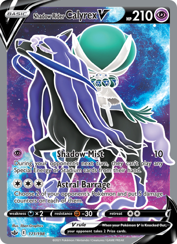 Shadow Rider Calyrex V - Pokémon TCG Card