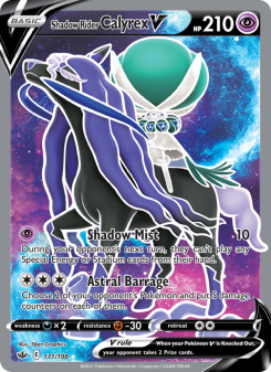 Shadow Rider Calyrex V - pokemon TCG Card