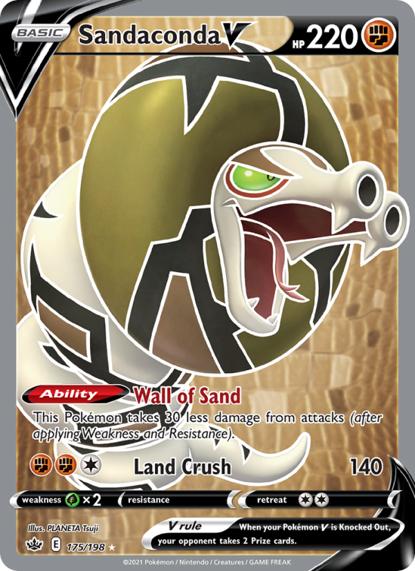 Sandaconda V - Pokémon TCG Card