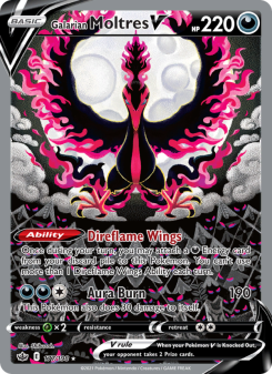Galarian Moltres V - pokemon TCG Card