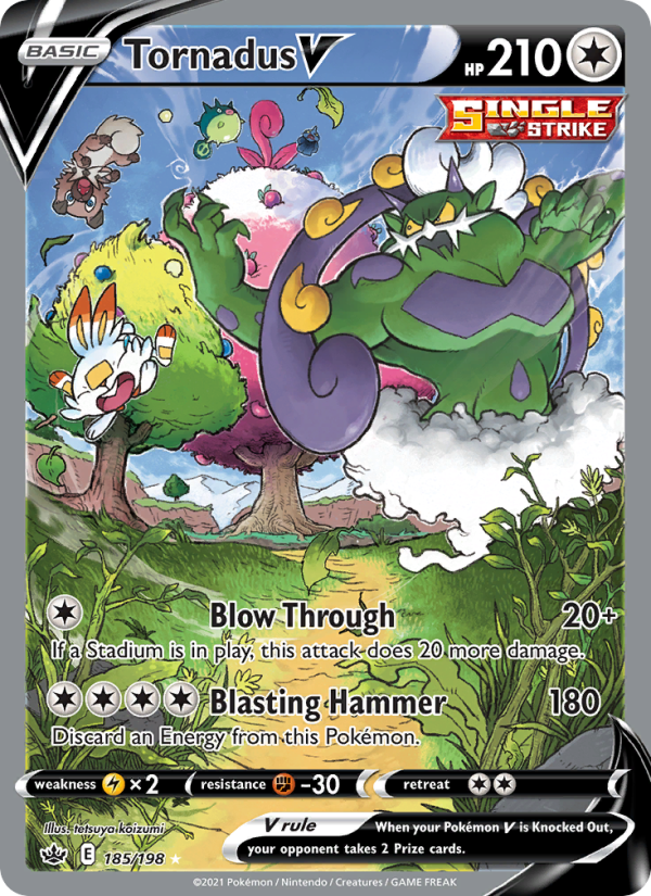 Tornadus V - Pokémon TCG Card