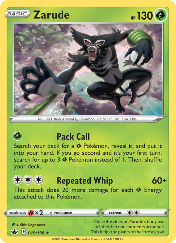 Zarude - Pokémon TCG Card