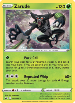 Zarude - pokemon TCG Card
