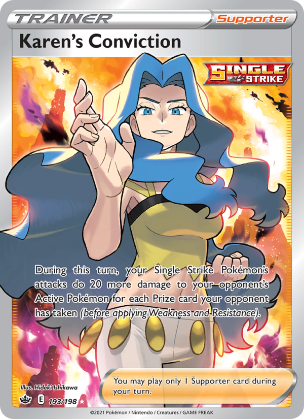 Karen's Conviction - Pokémon TCG Card
