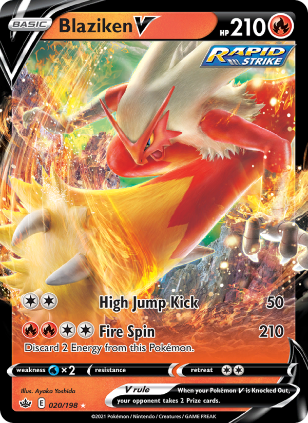 Blaziken V - Pokémon TCG Card