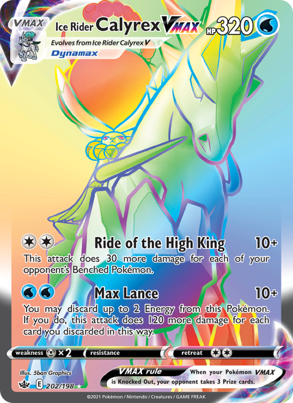 Ice Rider Calyrex VMAX - Pokémon TCG Card