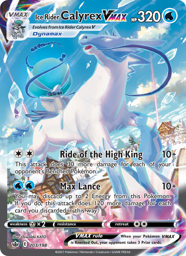 Ice Rider Calyrex VMAX - Pokémon TCG Card
