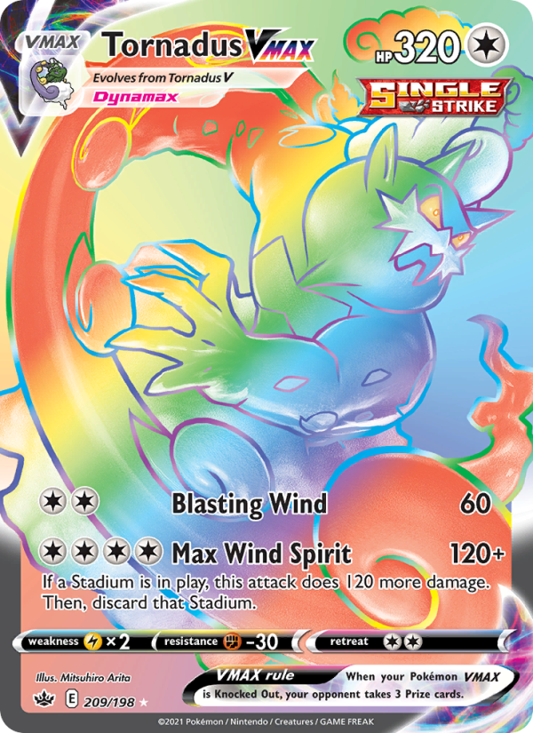 Tornadus VMAX - Pokémon TCG Card