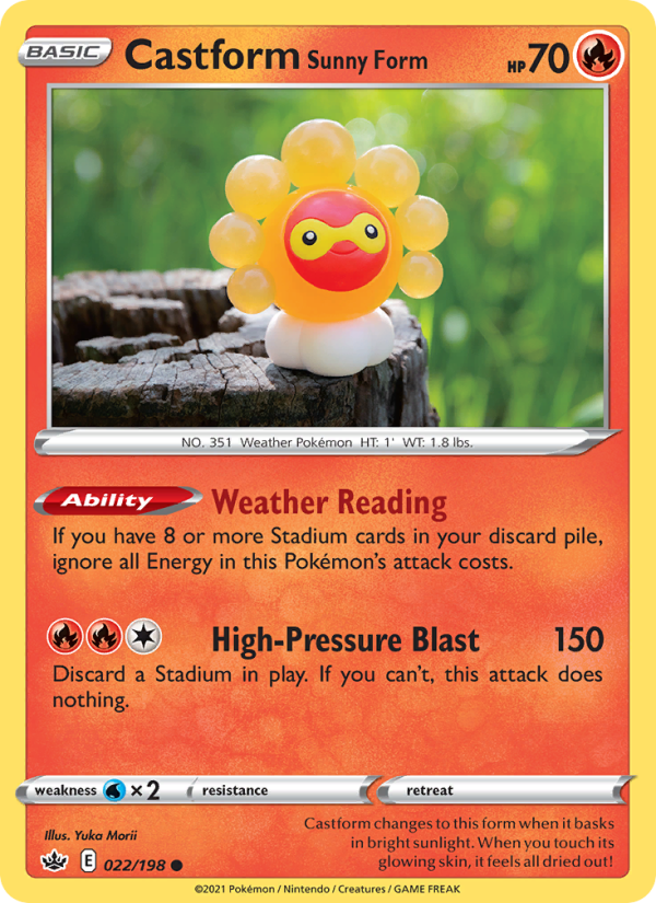 Castform Sunny Form - Pokémon TCG Card
