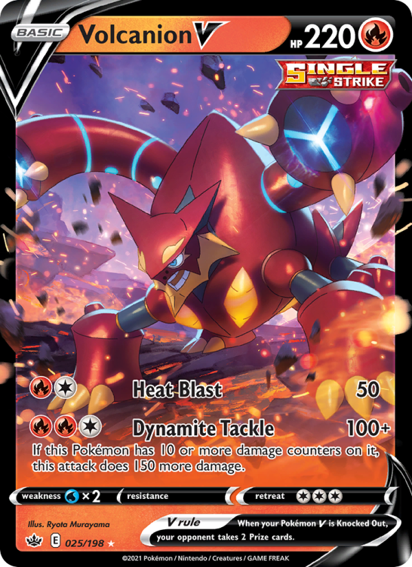 Volcanion V - Pokémon TCG Card