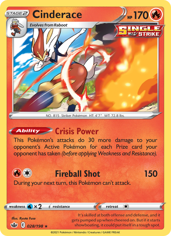 Cinderace - Pokémon TCG Card
