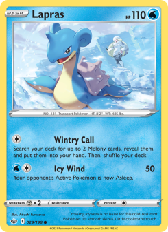 Lapras - pokemon TCG Card