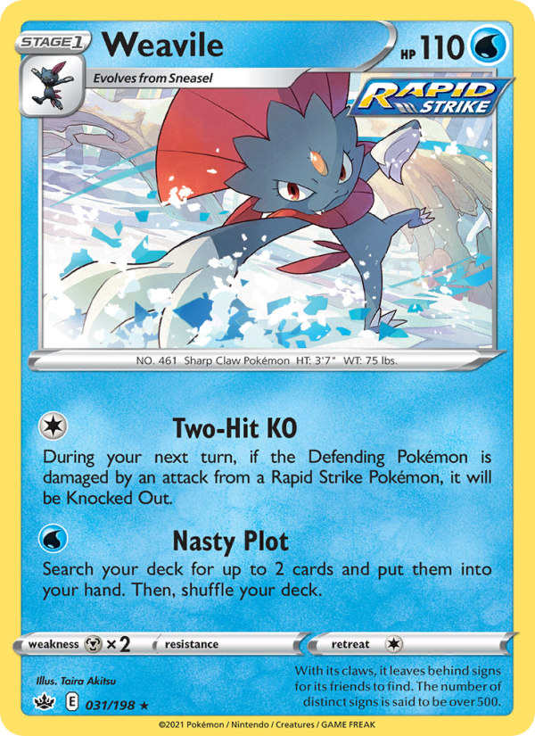 Weavile - Pokémon TCG Card