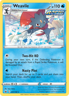Weavile - pokemon TCG Card