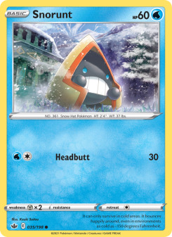 Snorunt - pokemon TCG Card
